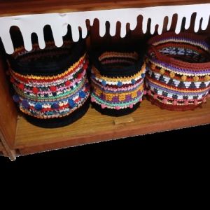 Tricô em Cestas_ Giselda Lima